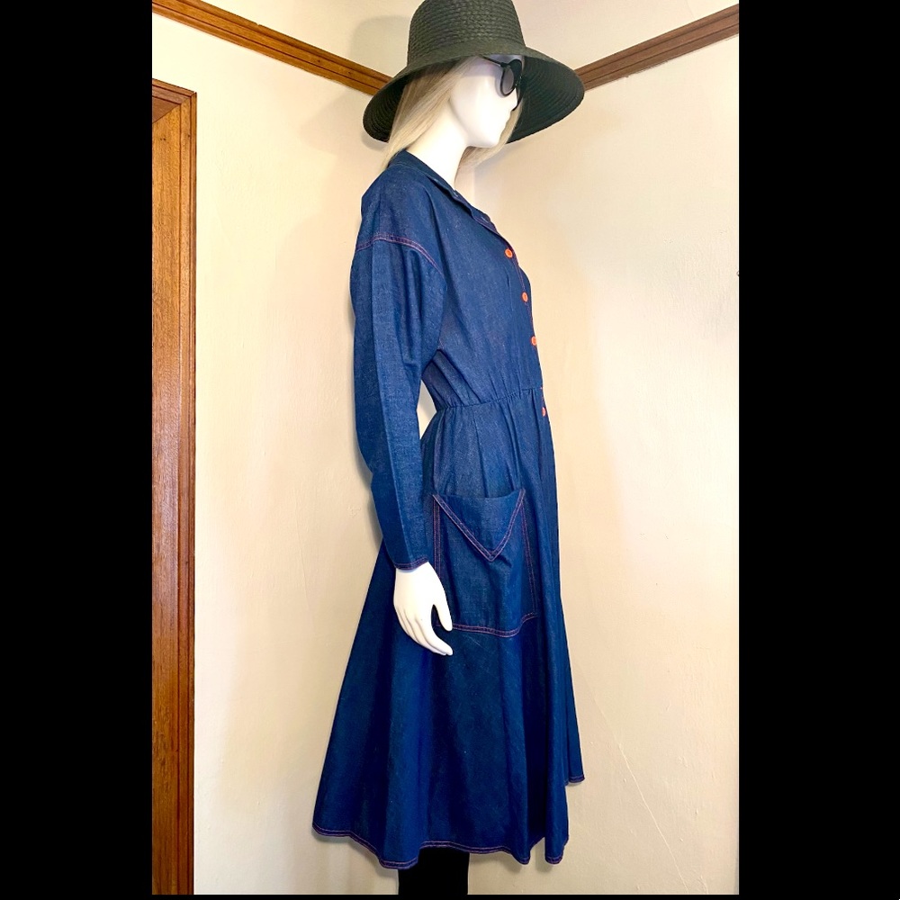 Classic Vintage Denim Dress
